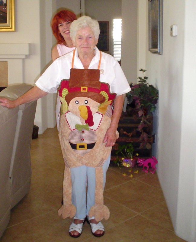 The Turkey apron Thanksgiving 2006