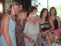 Trudy with generations of women in the family at her 85th birthday